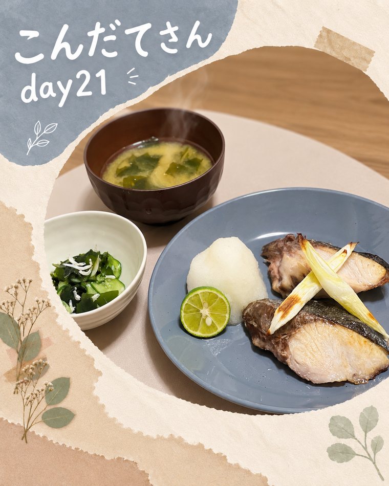 こんだてさん day21 の夕飯